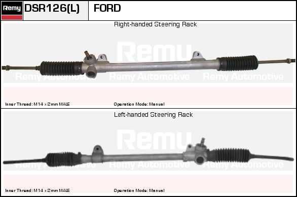 DELCO REMY Рулевой механизм DSR1312L